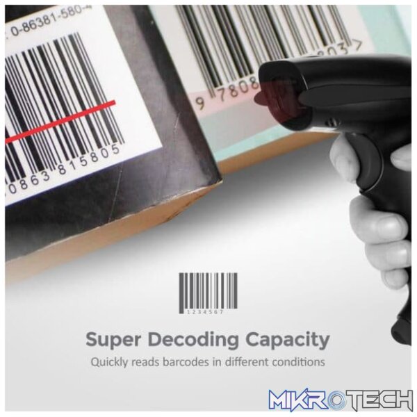 Wireless Laser Barcode Scanner - BS210 - Image 3